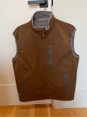 Sitka Men's Jetstream Brown Vest Large